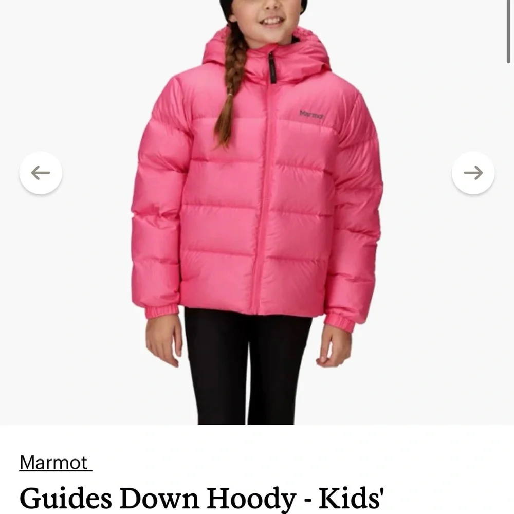 Marmot Vibrant Pink Down Jacket - Picture 5 of 5